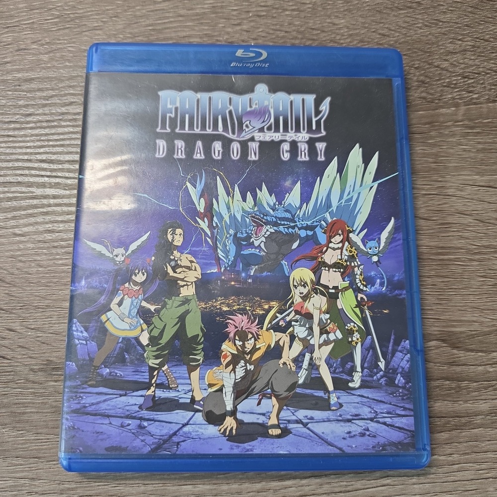 Fairy Tail Dragon Cry Blu-ray Anime Movie Funimation 2017 Blu Ray Disc Only